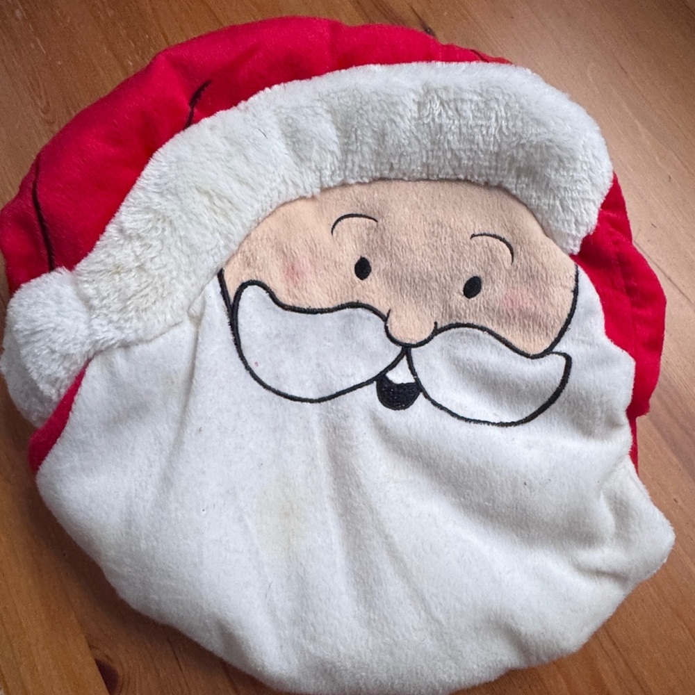 Santa toilet lid cover vintage